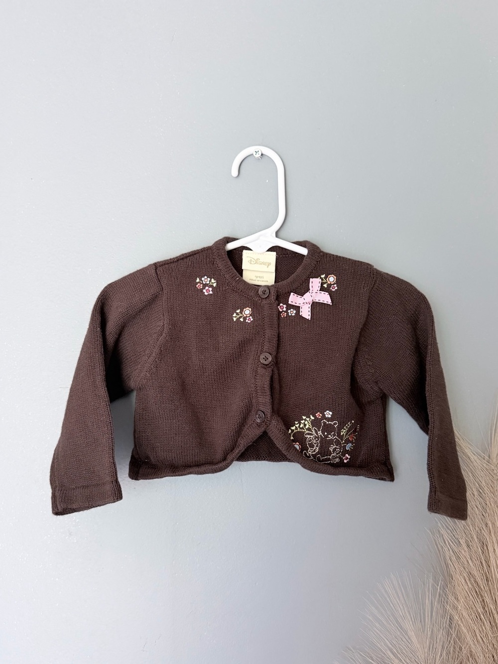 Vintage Disney Brown Cardigan